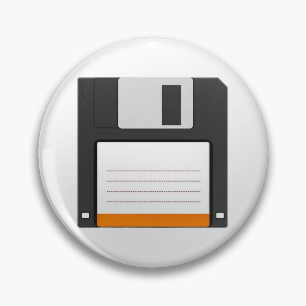 Item preview, Floppy Disk Black/Orange designed and sold by WearWolfStudios.