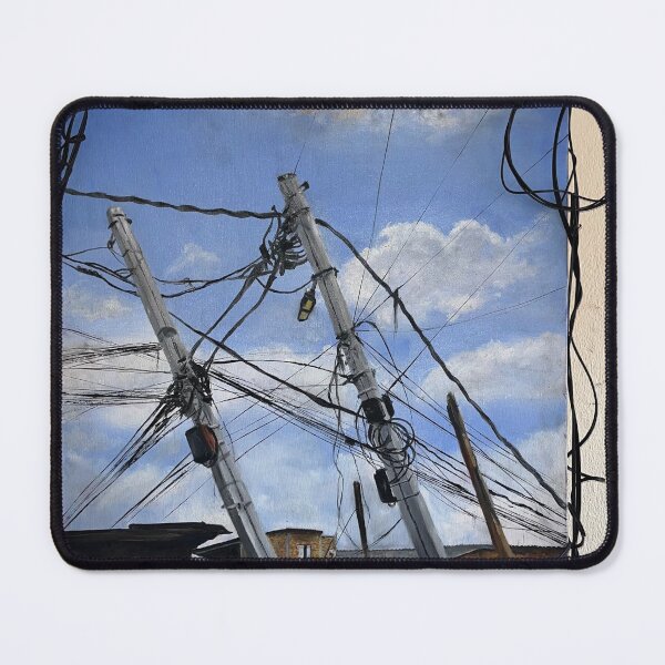 Item preview, Entre fios - urban power lines art designed and sold by Art Ptcho.