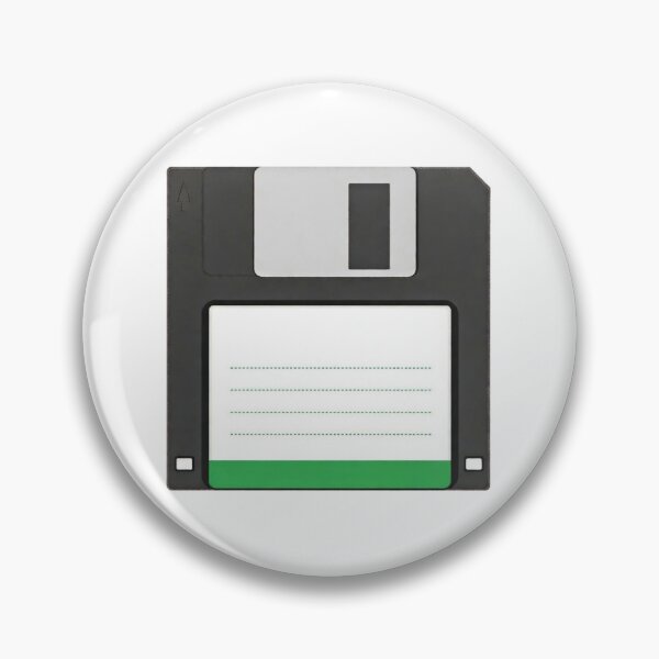 Item preview, Floppy Disk Black/Green designed and sold by WearWolfStudios.