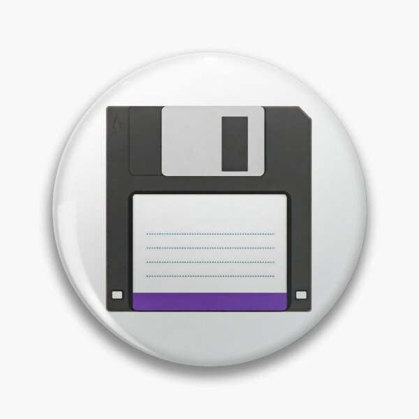 Item preview, Floppy Disk Black/Purple designed and sold by WearWolfStudios.
