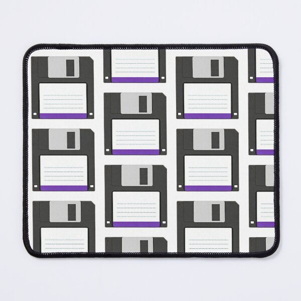 Item preview, Floppy Disk Black/Purple designed and sold by WearWolfStudios.