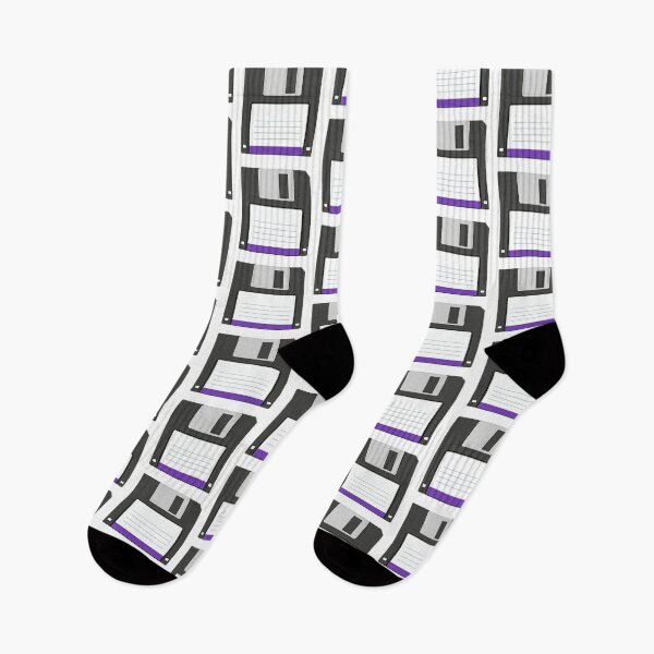 Item preview, Floppy Disk Black/Purple designed and sold by WearWolfStudios.