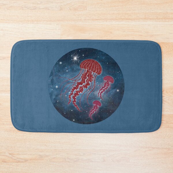 Item preview, Jellyfish Family Cosmic Sea illustration design  designed and sold by 3DDesignSpot.