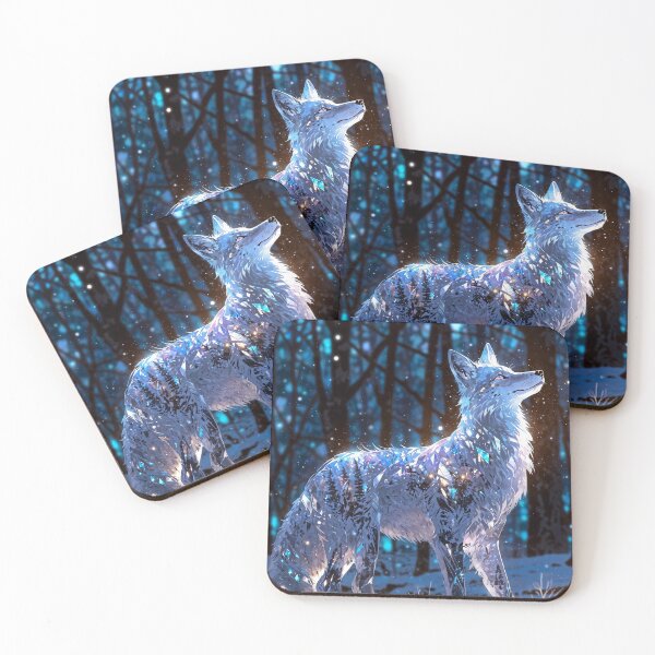 Item preview, Crystal Fox and Snow Forest designed and sold by The Dream Lab.
