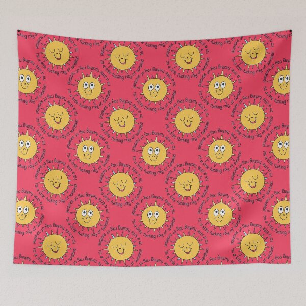Item preview, Fucking little ray of sunshine - coral pink gelato tone designed and sold by FrancesPoff.