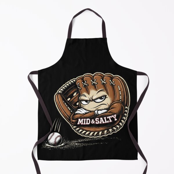 Item preview, Mid & Salty Funny Baseball-Softball Glove Mascot designed and sold by EquanimiTee.