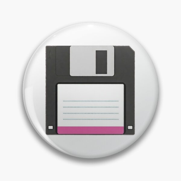 Item preview, Floppy Disk Black/Pink designed and sold by WearWolfStudios.