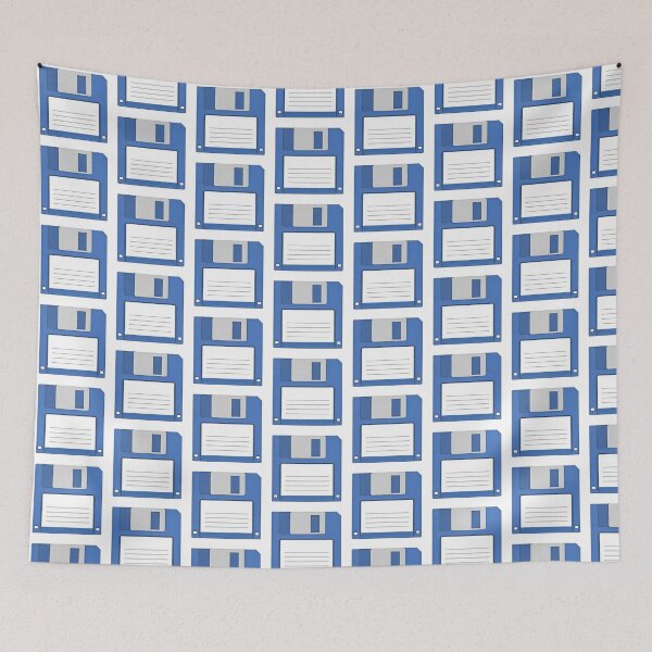 Item preview, Floppy Disk Blue designed and sold by WearWolfStudios.