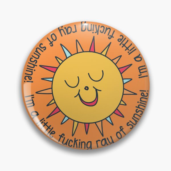 Item preview, Fucking little ray of sunshine - warm zesty orange designed and sold by FrancesPoff.
