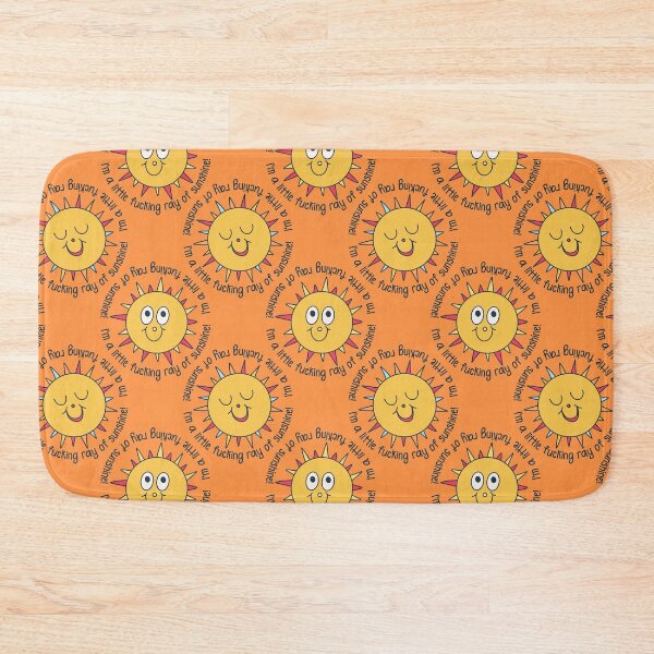 Item preview, Fucking little ray of sunshine - warm zesty orange designed and sold by FrancesPoff.