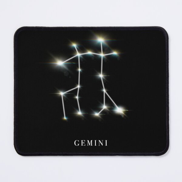 Item preview, “Gemini Constellation – Celestial Twins Zodiac Star Map” ♊✨ designed and sold by Soft Ink.