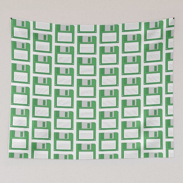 Item preview, Floppy Disk Green designed and sold by WearWolfStudios.