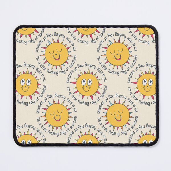 Item preview, Fucking little ray of sunshine - soft warm cream designed and sold by FrancesPoff.
