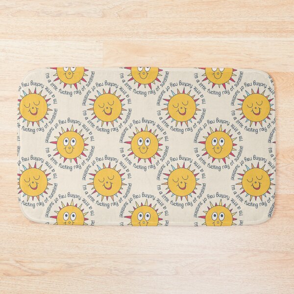 Item preview, Fucking little ray of sunshine - soft warm cream designed and sold by FrancesPoff.