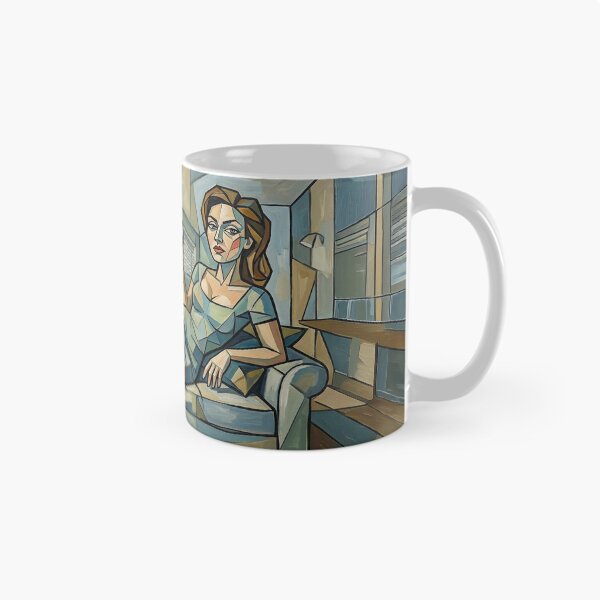 Item preview, Cubist Woman With Wine designed and sold by IanBiAM.