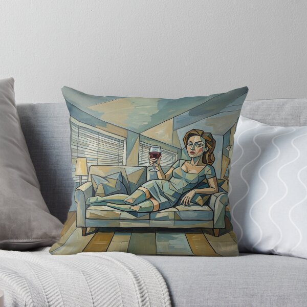 Item preview, Cubist Woman With Wine designed and sold by IanBiAM.