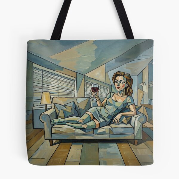 Item preview, Cubist Woman With Wine designed and sold by IanBiAM.