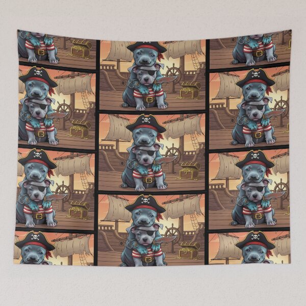 Item preview, Pitbull Love - Pirate I designed and sold by MoonLab Design.