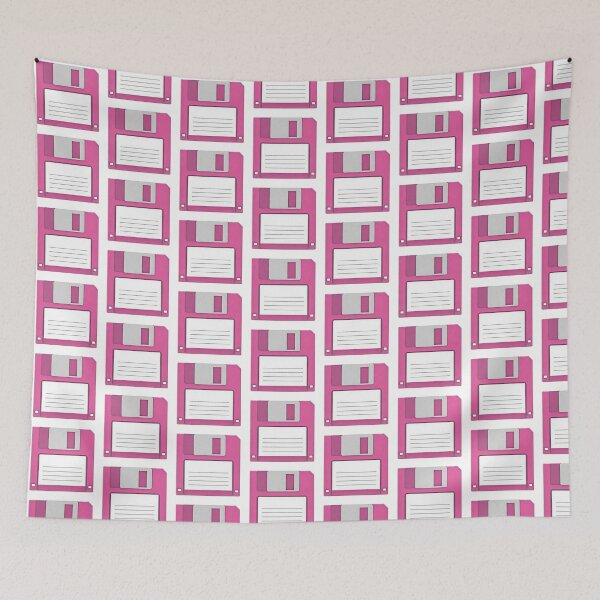 Item preview, Floppy Disk Pink designed and sold by WearWolfStudios.