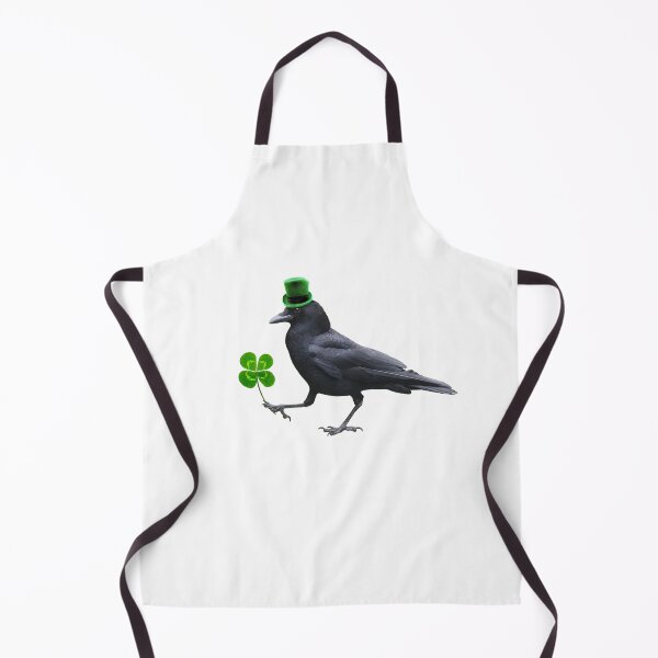 Item preview, Crow with 4 Leaf Clower designed and sold by catsclips.