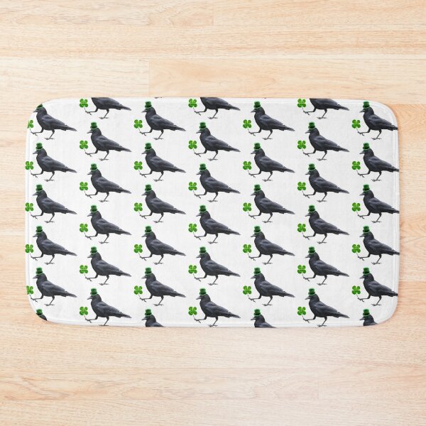 Item preview, Crow with 4 Leaf Clower designed and sold by catsclips.