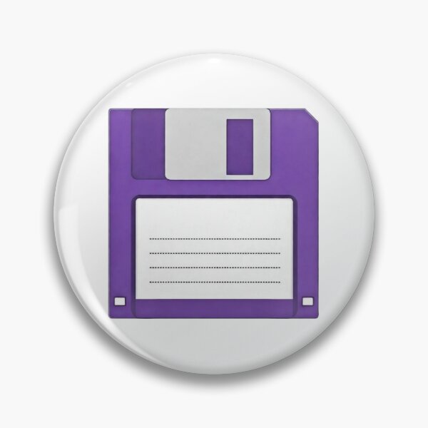 Item preview, Floppy Disk Purple designed and sold by WearWolfStudios.