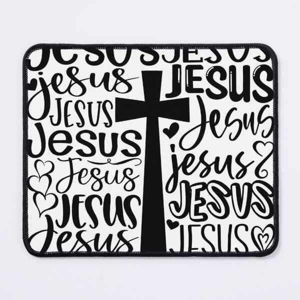 Item preview, Jesus Cross Christian Subway Art Faith Typography designed and sold by Daughter of a King Designs.