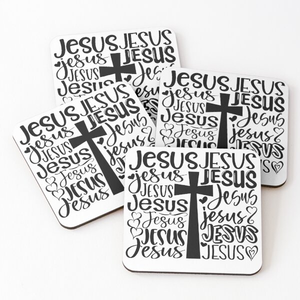 Item preview, Jesus Cross Christian Subway Art Faith Typography designed and sold by Daughter of a King Designs.