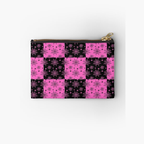 Item preview, Black and pink interchange web pattern designed and sold by serenebookworm.