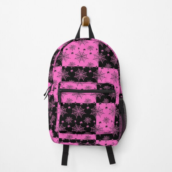 Item preview, Black and pink interchange web pattern designed and sold by serenebookworm.