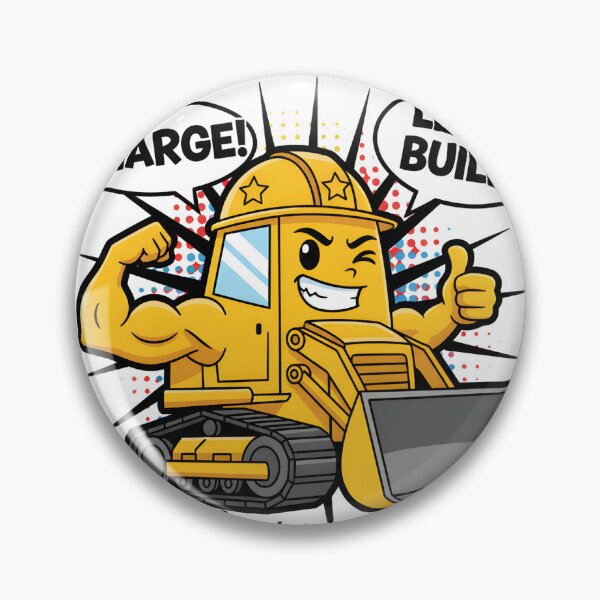 Item preview, Bulldozer Cartoon  designed and sold by 4AGift.