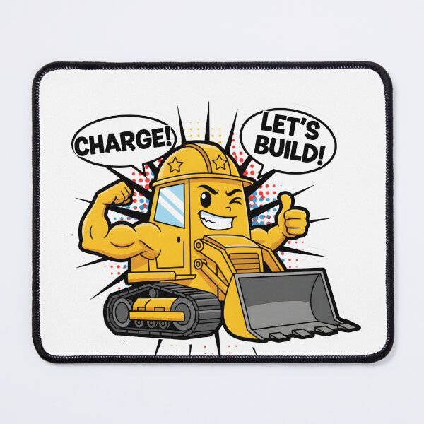 Item preview, Bulldozer Cartoon  designed and sold by 4AGift.