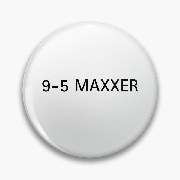 Item preview, 9–5 MAXXER | Office Meme Text designed and sold by ContextPending.