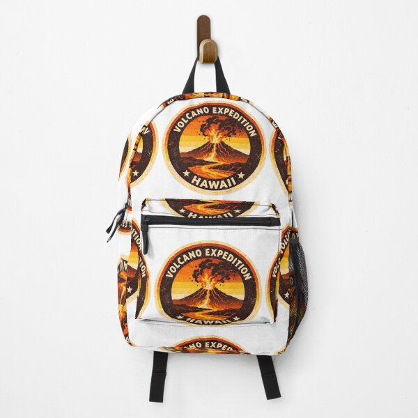 Item preview, Hawaii Volcano Expedition Vintage Sunset Badge Design designed and sold by Globalcitytees.