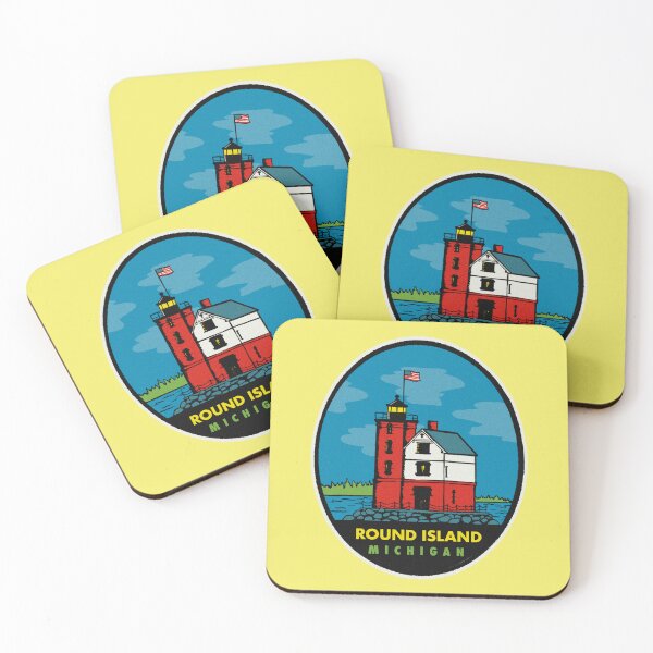 Item preview, Mackinac Round Island Lighthouse designed and sold by emilyd1126.