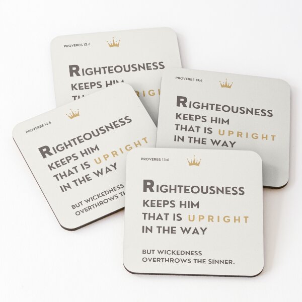 Item preview, Proverbs 13:6 designed and sold by Undonemadenew.