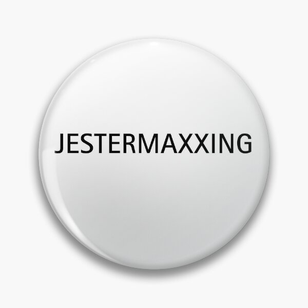 Item preview, JESTERMAXXING | Chaotic Meme Text designed and sold by ContextPending.