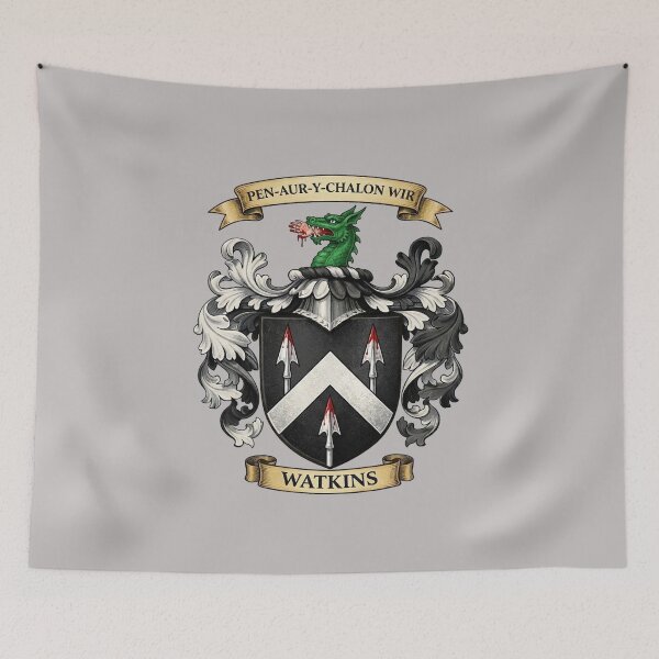 Item preview, The Watkins Family Coat of Arms designed and sold by BagTown Clans.