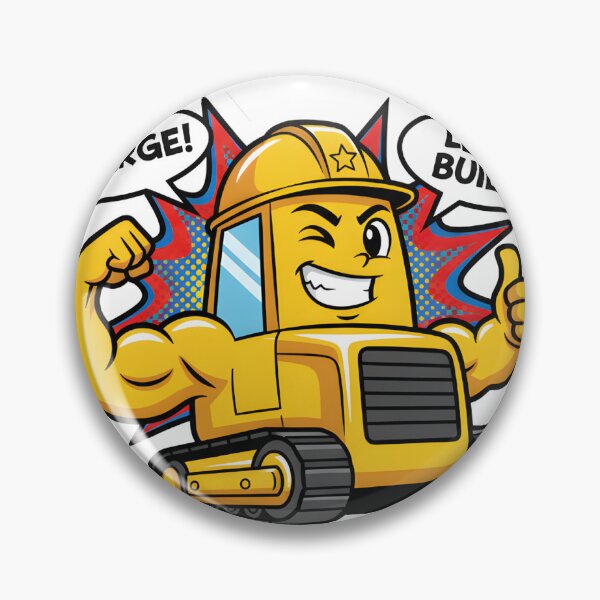 Item preview, Bulldozer Cartoon  designed and sold by 4AGift.