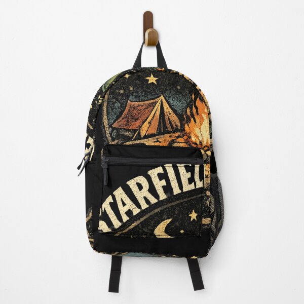 Item preview, Starfield Retreat – 90s Vintage Alien Campfire Badge T-Shirt designed and sold by JonelCrafts.