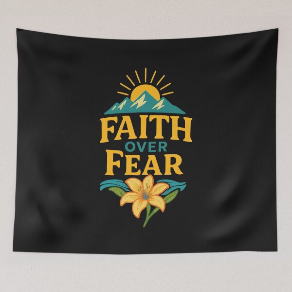 Item preview, Faith Over Fear, Faith Fear designed and sold by graphic-genie.