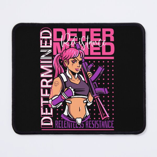 Item preview, Determined Resistance Anime Girl - Cyberpunk Tactical Warrior designed and sold by GenZFashion000.
