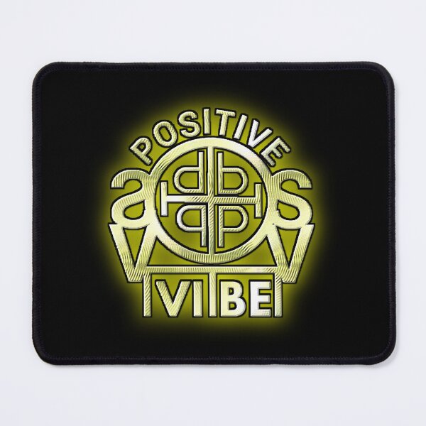 Item preview, Golden POSITIVE VIBE logo. designed and sold by Giulivo Store Graphic.