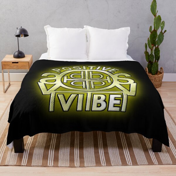 Item preview, Golden POSITIVE VIBE logo. designed and sold by Giulivo Store Graphic.
