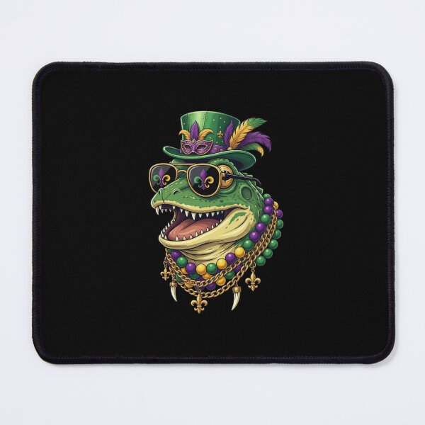 Item preview, Mardi Gras Gator Cool Character For Party designed and sold by CORJIDOG-ART.