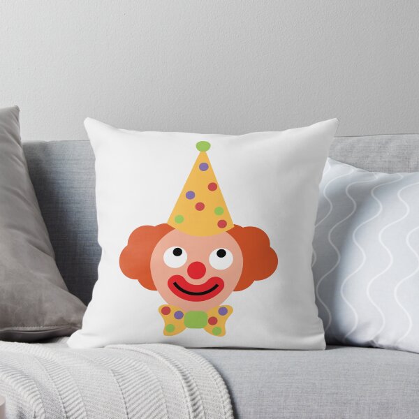 Item preview, Whimsical Party Clown with Colorful Polka Dot Party Hat designed and sold by risingrocket.