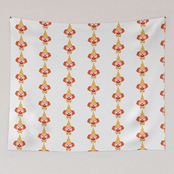 Item preview, Whimsical Party Clown with Colorful Polka Dot Party Hat designed and sold by risingrocket.