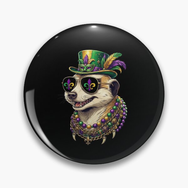 Item preview, Mardi Gras Meerkat King designed and sold by CORJIDOG-ART.
