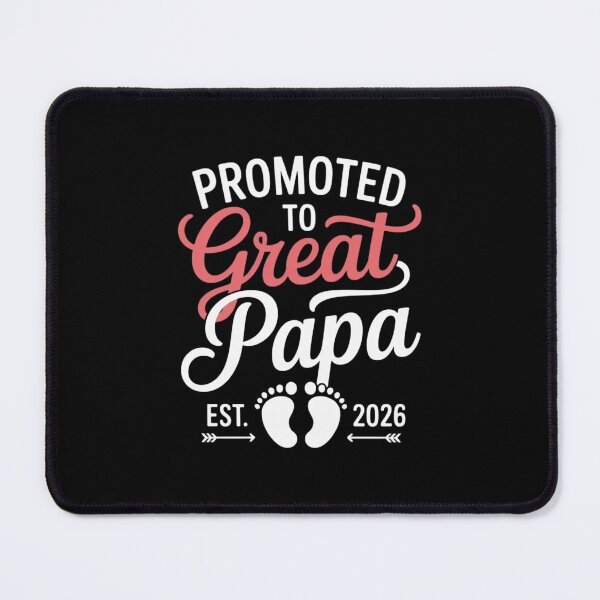 Item preview, Promoted To Great Papa Est 2026 New Grandfather Gift designed and sold by CORJIDOG-ART.
