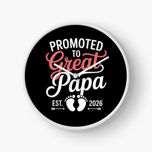 Item preview, Promoted To Great Papa Est 2026 New Grandfather Gift designed and sold by CORJIDOG-ART.
